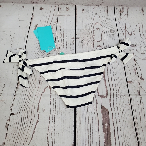 NWT Melissa Odabash side tie striped bikini bottom - Picture 2 of 8